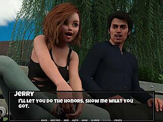 love walkthrough part 1 features big tits girls giving handjob and pussy action