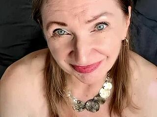 i never expected to walk into the wrong room but it led to this intense blowjob and wild riding with a mature beauty in lingerie