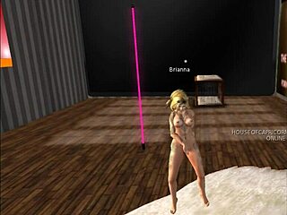 Hey, check out Brianna as this wild American prostitute in a private lap dance.