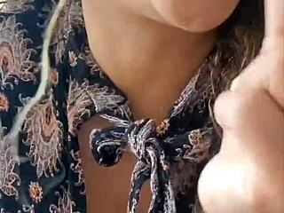 Trio with black and white cocks fucking curvy Latina in group action