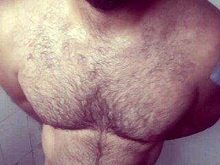 Secret Jerkoff In Shower Leads To Cum On Legs