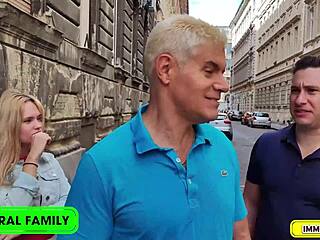 irina cage secretly fucks her man's stepson behind his back