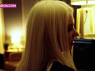 Blonde beauty chubby russian girl plays piano and drinks leading to intense solo masturbation orgasm with big boobs.