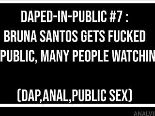 I got daped in public as exotic Brazilian beauty Bruna Santos with huge anal fuck at the beach