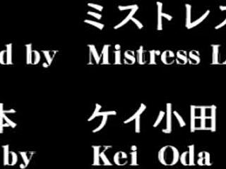 Prisoner dominated by female guard in strict ejaculation management session