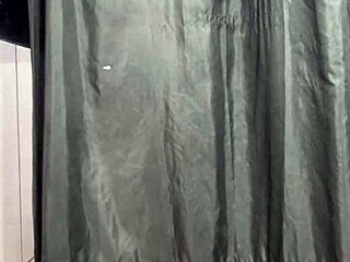 The man invaded the famous store's changing room and fucked her hard without condom in the bathroom