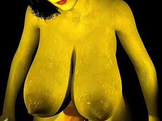 Hey, wanna see Alcina Dimitrescu's massive tits bounce in wild monster cock anal pounding?