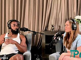 Sports Reporter Katie Kush Gets Caught In Interracial Squirting Threesome