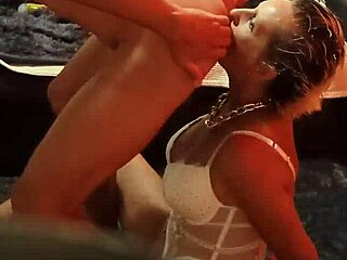 German Milf Prostitute Sandra Submits to Intense Rimjob, Deepthroat Face Fuck, Anal, and Cum Swallow