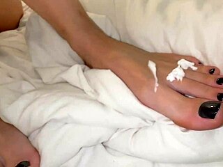 i mean the most cute beautiful feet ever getting massaged in best new york salon ya know