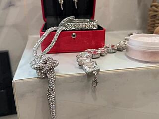 Hey, check out this steamy bathroom fuck ending in a hot pussy creampie