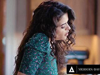 cheating housewife teases with blowjob and rough creampie as hubby watches her wet pussy get filled