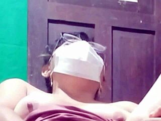 amateur teen gets excited and fucks vagina with dildo for multiple orgasms