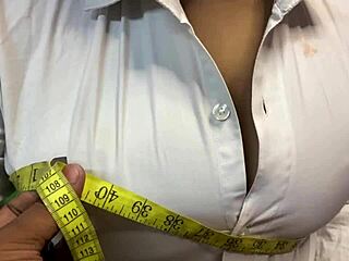 Indian Hot Bhabhi Enjoys Time With Tailor Master Darji