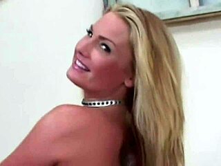 the phenomenal blonde felt such intense passion deciding on hardcore anal with her guy riding big cock in doggystyle