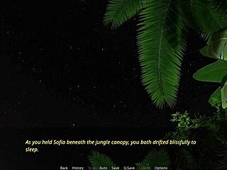 Beautiful Redhead Strips in Jungle for Hot Blowjob and Massive Pussy Creampie in The Lust City 04