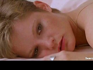 Jennifer Jason Leigh reveals her boobs in erotic Miami Blues scene with kissing and licking