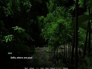 Beautiful Redhead Strips in Jungle for Hot Blowjob and Massive Pussy Creampie in The Lust City 04