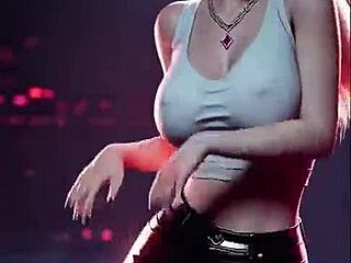 Evelynn takes control in her dominant dance routine from League of Legends, featuring uncensored 3D hentai animation generated by AI.