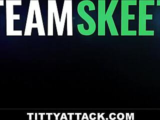 hey blake blossom, why are your tits bouncing freely while running and making mike mancini hurt his ankle?