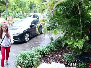 Teen Babysitter with Braces Gets Intense Facial Cumshot in Hardcore Action