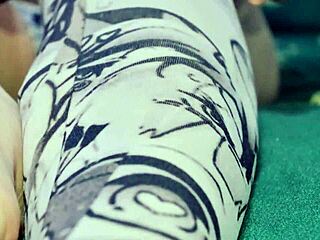 Casually sneaking into a room at night to enjoy toes and holes playfully