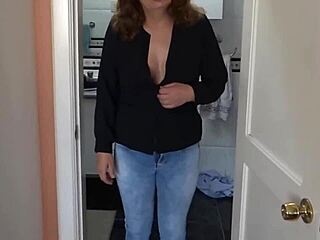 Incredible compilation of curvy latina wife prepping in bathroom for hot milf action!