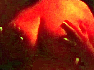 Big tits ebony stepmom rides monster cock in red room cowgirl and doggystyle action!