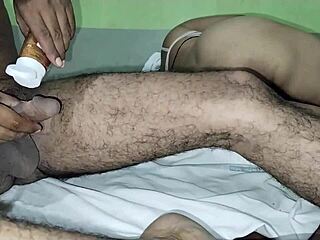 Curvy Indian wife dives into her first hardcore anal pounding session