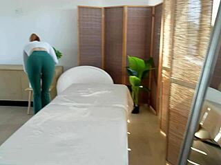 Big Titty Boss Gives Dick Oil Massage And Rides It Bareback!