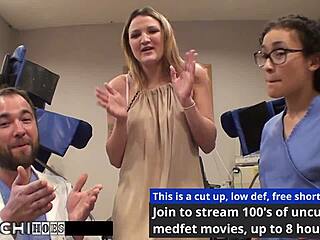 Freshman, are you ready for this mandatory Hitachi orgasm from Doctor-Tampa - Alexandria Riley?