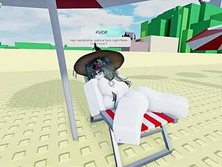 I fucked a wild bitch on the beach in Roblox but she craved more intense action.