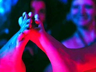 My big feet licked for the first time in my life