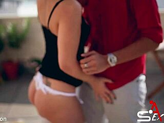 Boss teases porn maid