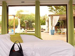 Thick Latina Babe Rides Wild In First-Time Porn