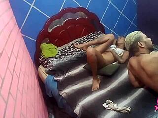 Skinny Latina Teen Bent Over For Doggystyle Anal Pounding