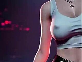 Evelynn takes control in her dominant dance routine from League of Legends, featuring uncensored 3D hentai animation generated by AI.