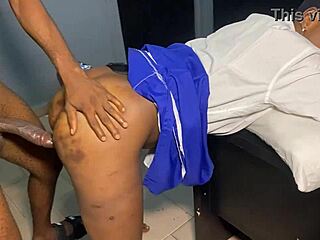 Fuck my tight ebony ass doggy style with that big black cock! 🍑🍆