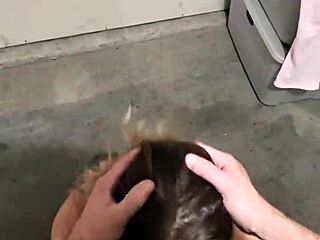 Pov style, curvy wife gets sneaky big cock fuck in car and garage quietly.