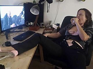 She wore a black satin dress for French slut lingerie fun with doggystyle fucking and pussy licking in POV