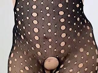 seductive mature blonde with big ass in sensual lingerie tempts me to creampie inside her