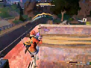 Bisexual Transgender Gets Fucked in Doggystyle While Playing Fortnite