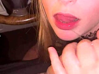 Blonde petite 18+ teen laney grey hints at sucking hung driving instructor with cute blue eyes and curvy body in homemade pov session full of romantic exhibitionist vibes