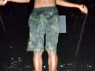 Stunning Amateur in Park for Mature Casting and Gym Photoshoot Interview!