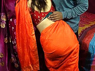 cute saree bhabhi gets naughty with rough hard anal sex after ice massage