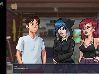 summertime saga unfolds with petite teen exploring small tits in episode 111 adventure