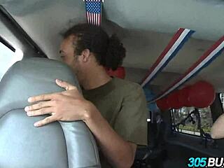 redhead amateur babe delila darling gets public outdoor fuck for cash in humiliating bus scene.