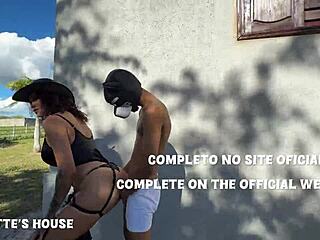 Big Cock Brazilian Transsexual Sabrina Prezotte Gets Anal Massage And Lingerie Fetish Action