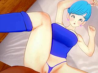 bulma delivers detailed jerk off instructions for intense monster-themed masturbation session