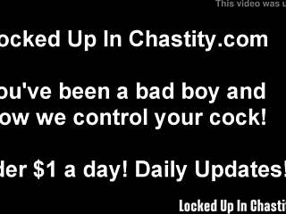 think we can lock that cock in this tight cage 😈